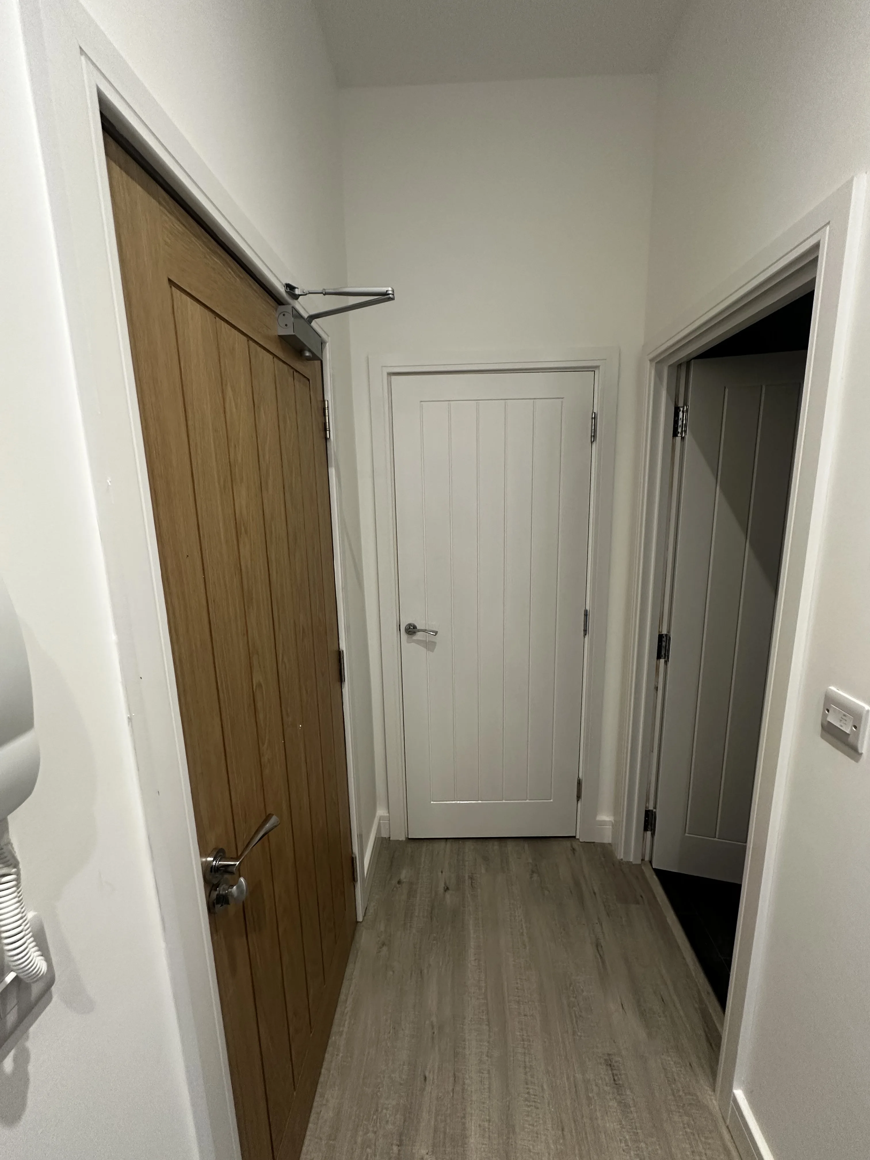 Completed hallway door frame and architrave