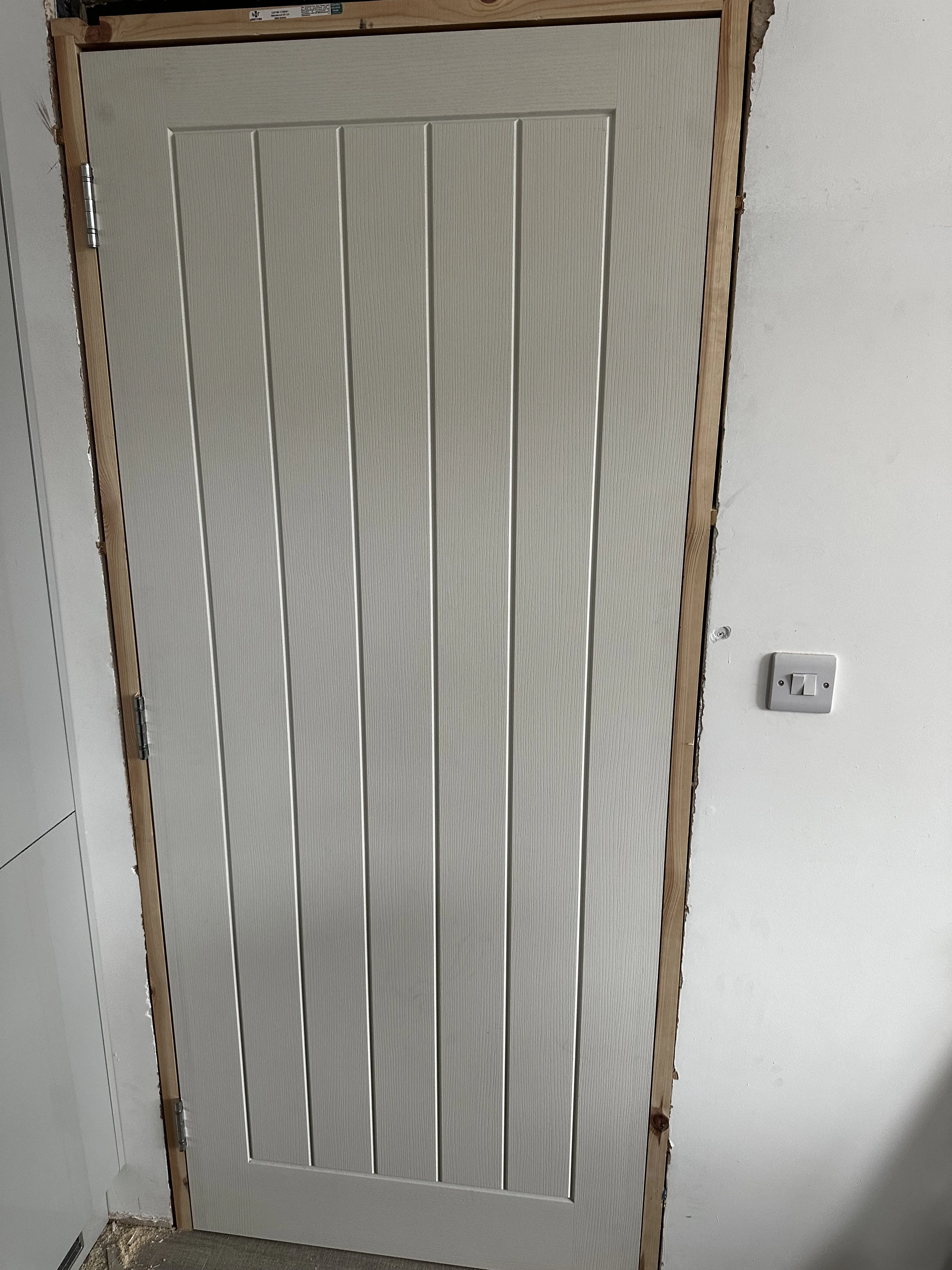 Internal door frame replacement in Oxfordshire