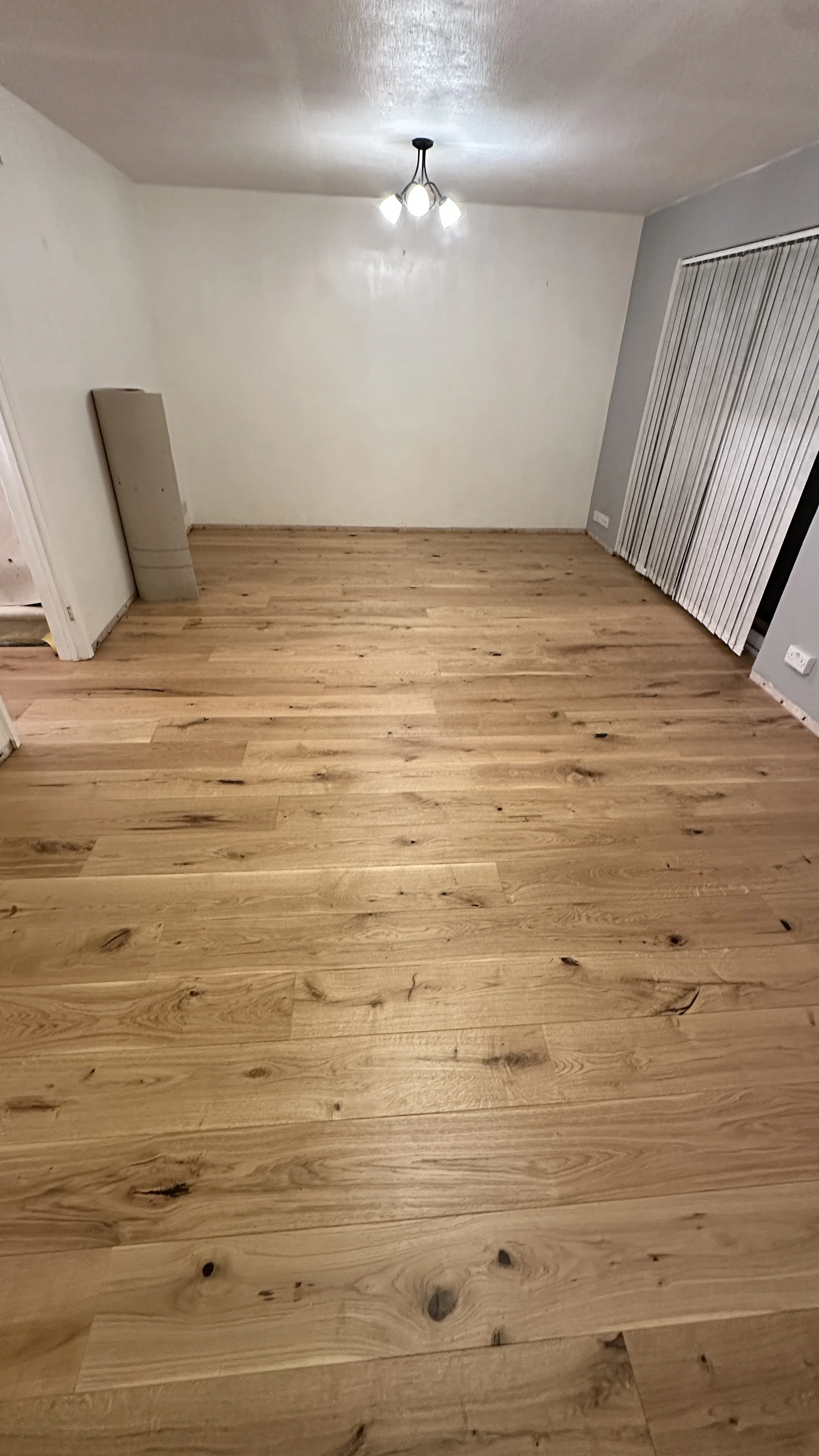 Flooring Installation project in Oxfordshire - hardwood floor brown floor